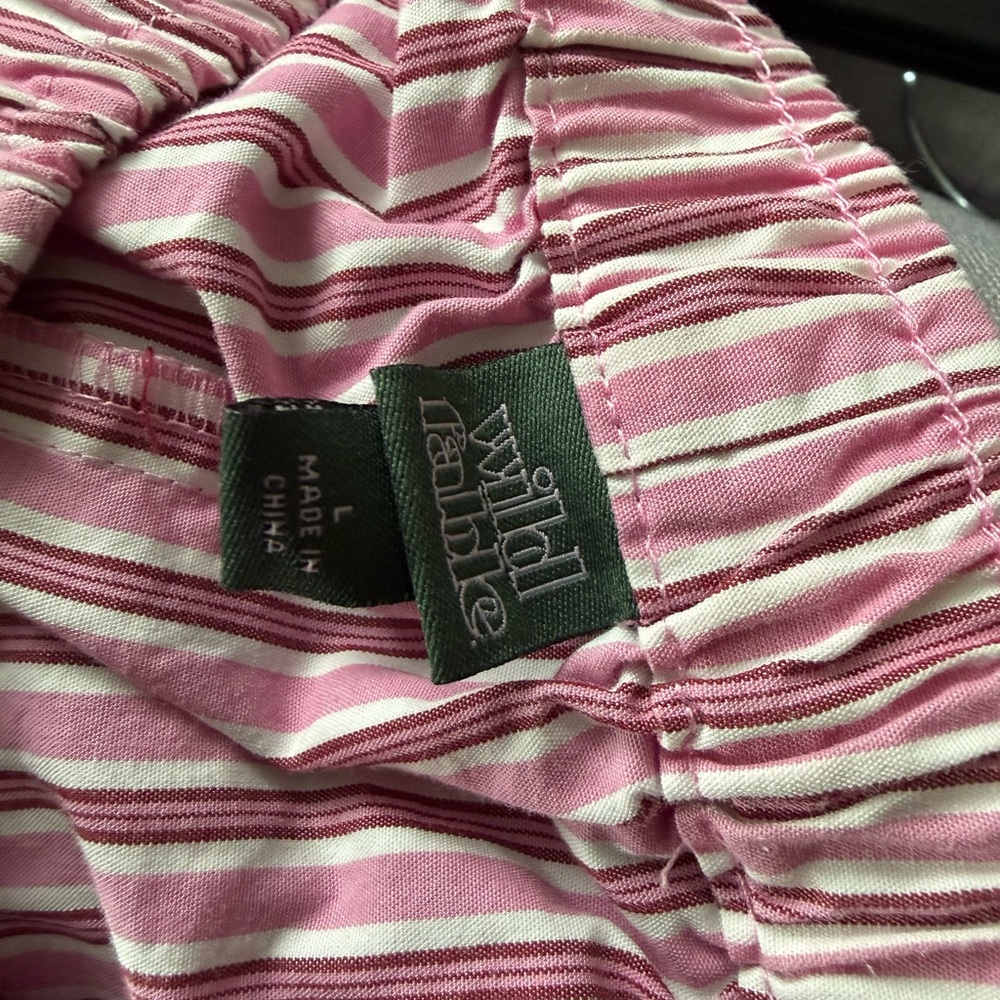 Wild Fable Pink and White Striped Pants - Picture 4 of 4